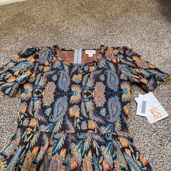 XS Lularoe Amelia Dress with pockets NWT - Picture 2 of 6